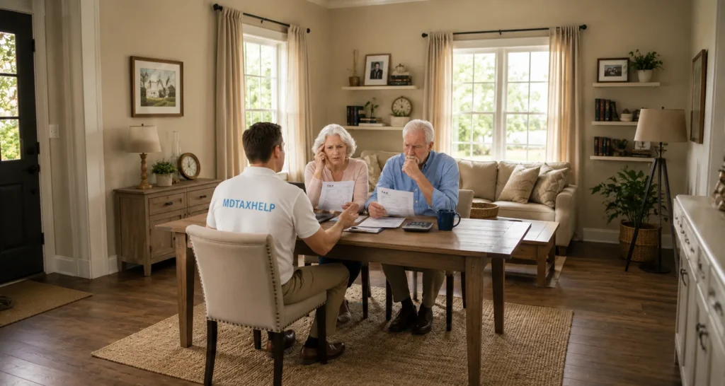 Capital MD Tax Help Client Consultation